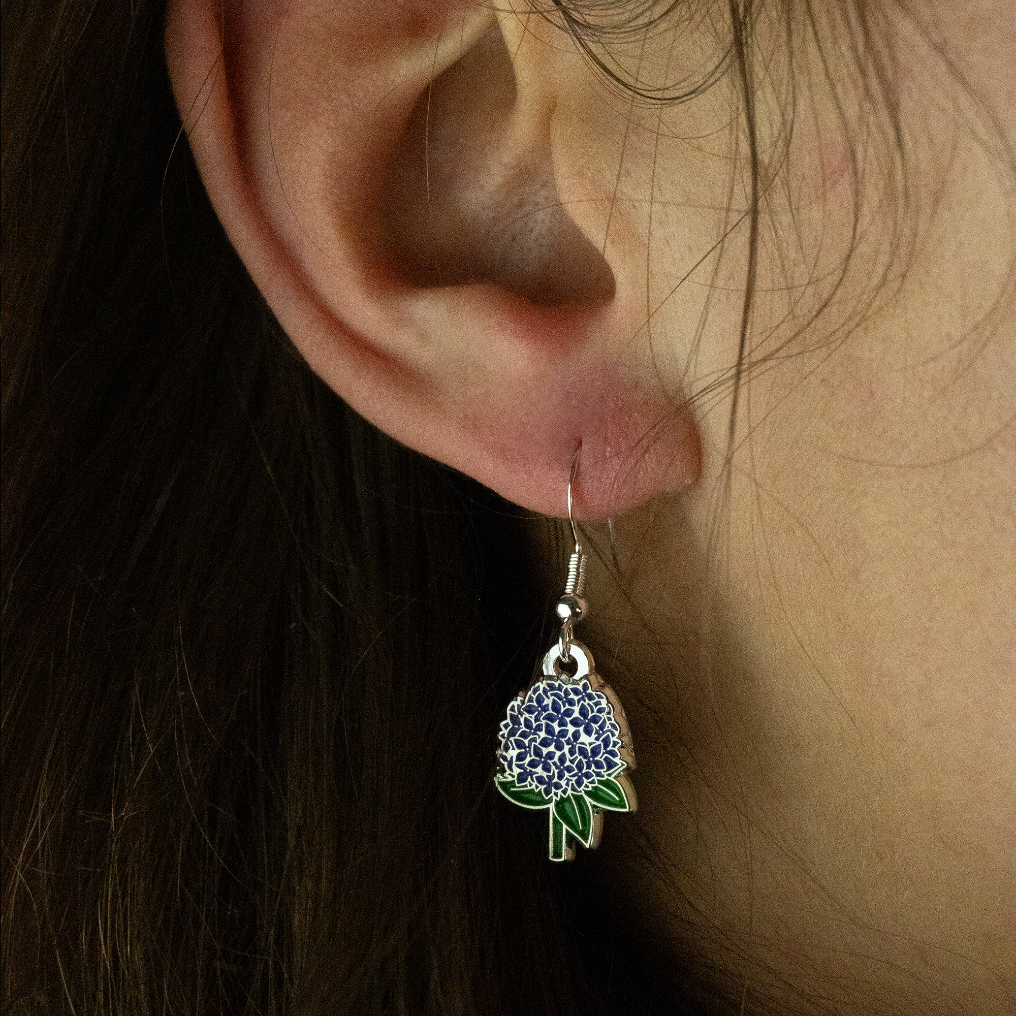 ORECCHINI FLOREALI: ORTENSIA