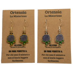 ORECCHINI FLOREALI: ORTENSIA