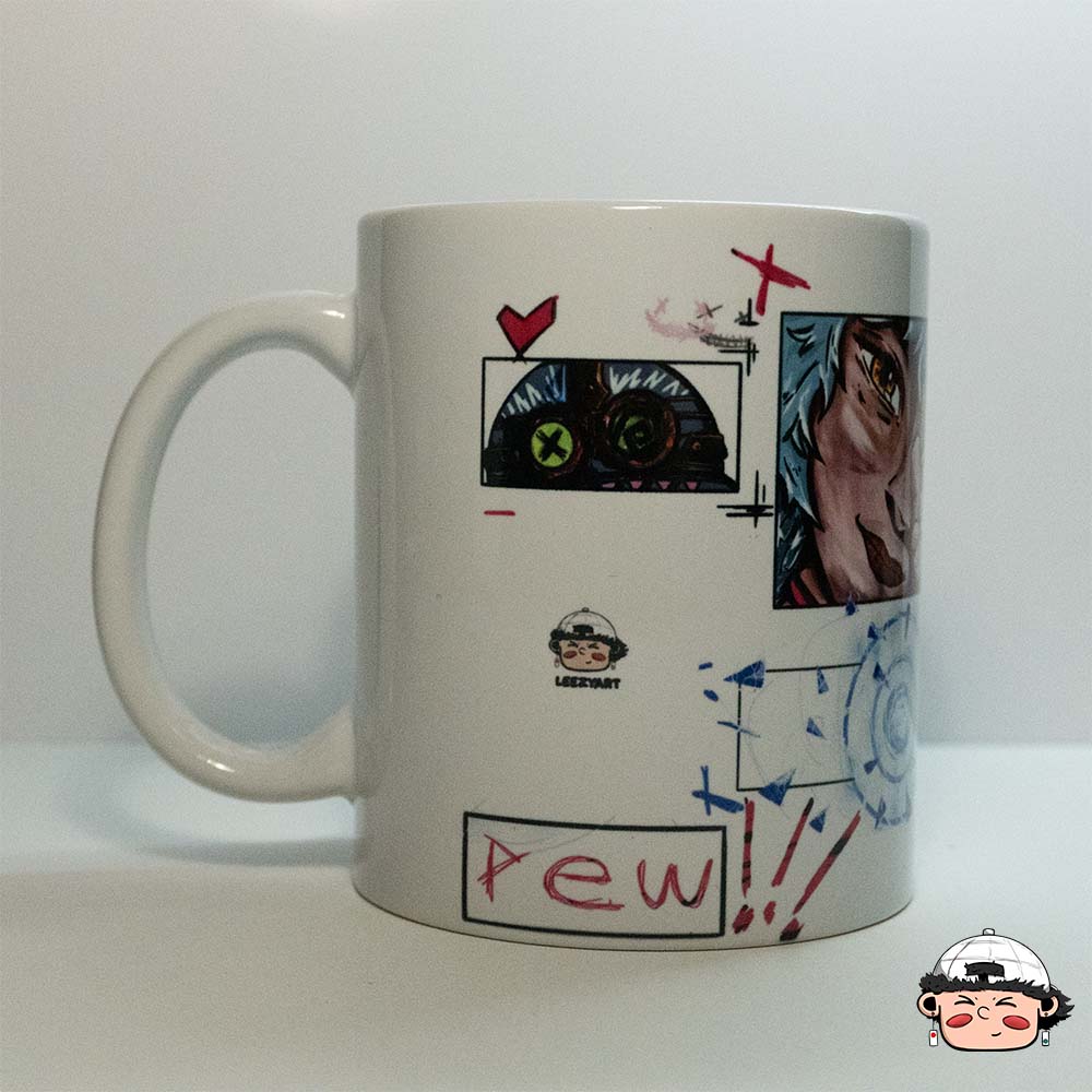 Tazza originale "Pew" - Leezyart