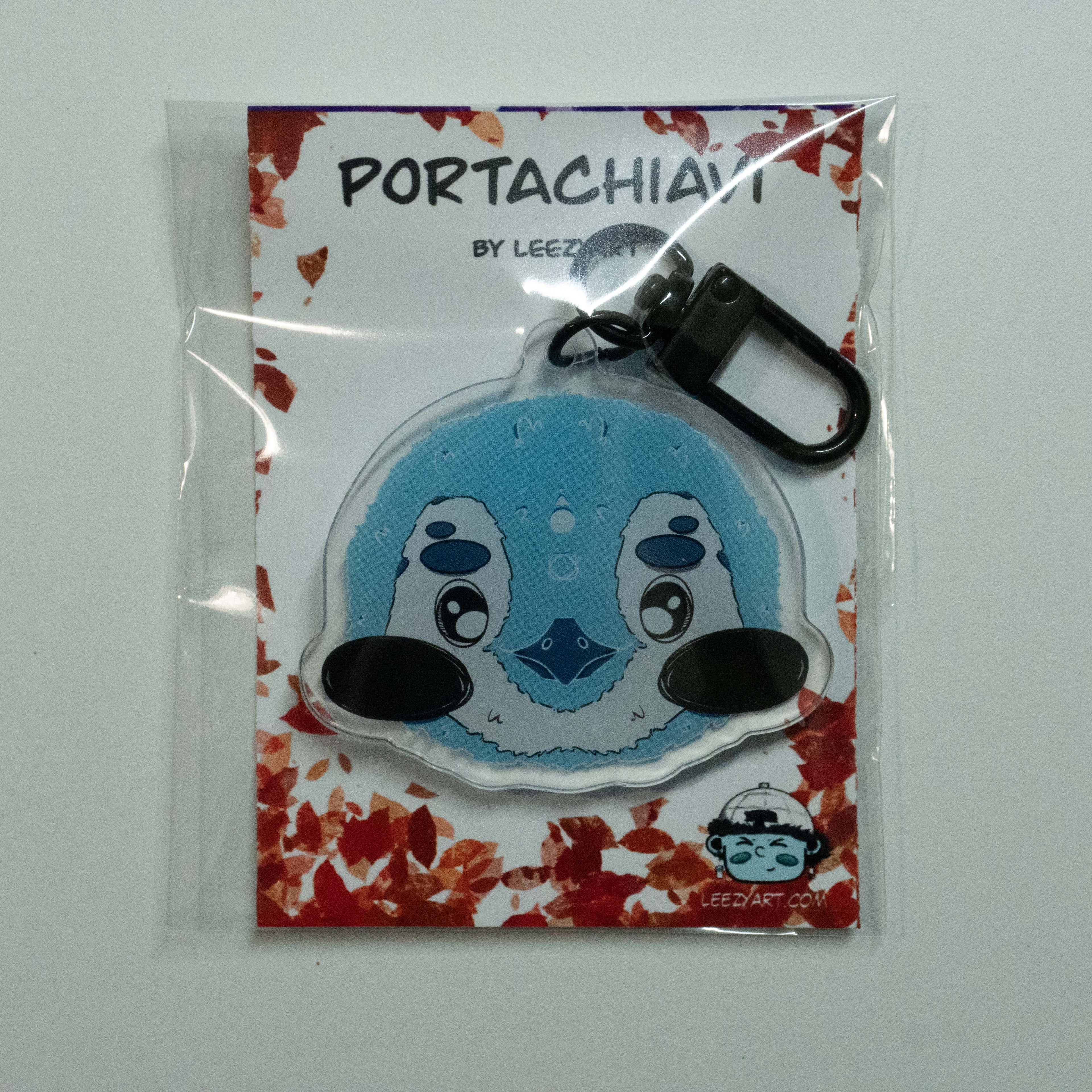 PORTACHIAVI - ANIMALE CUSTODE - Pinguino - Leezyart