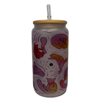 BICCHIERE OPACO "GATTI ROSA"