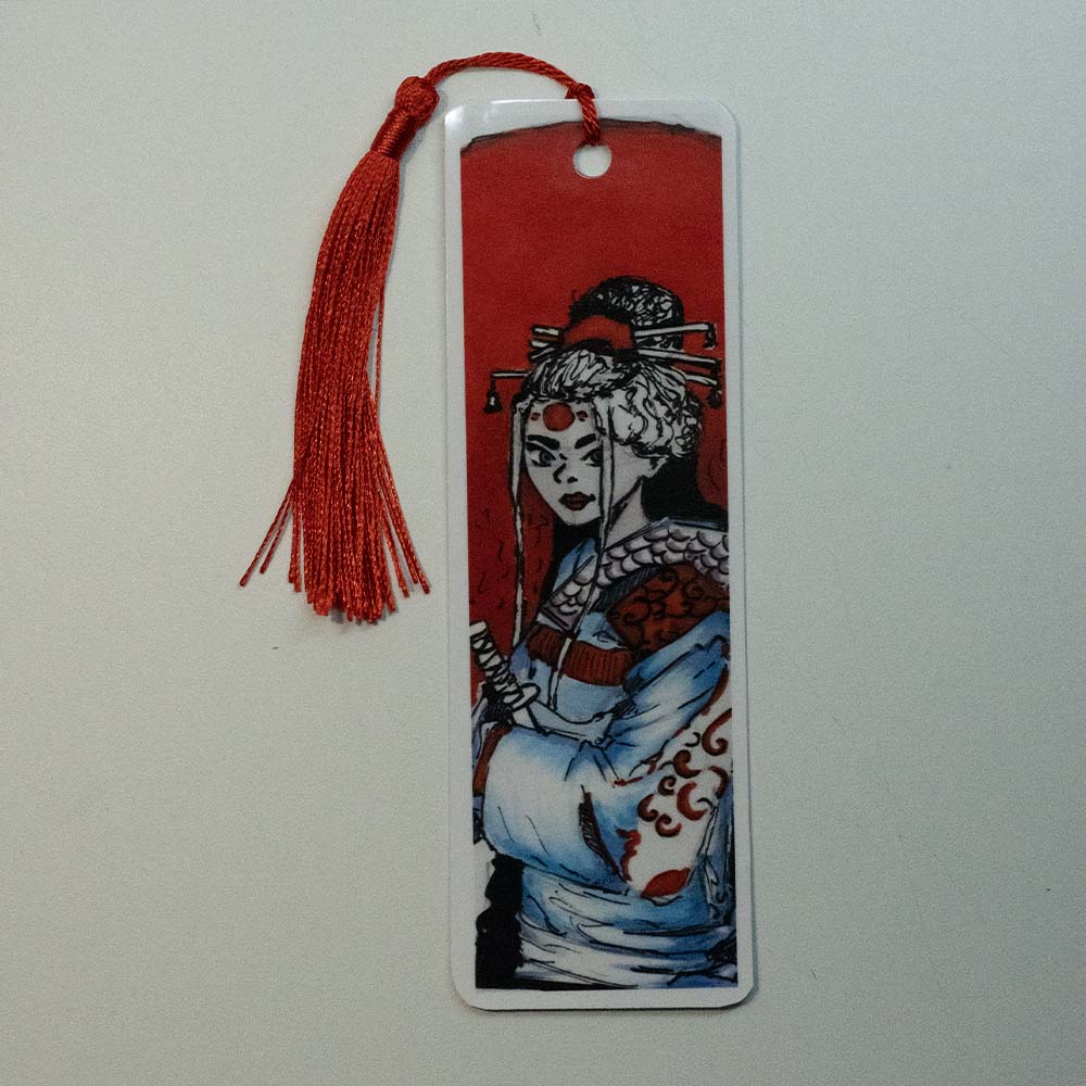 Segnalibro Samurai  Girl - Originale Leezyart