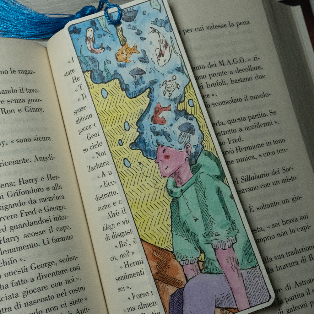 SEGNALIBRO "Pensieri acquatici"