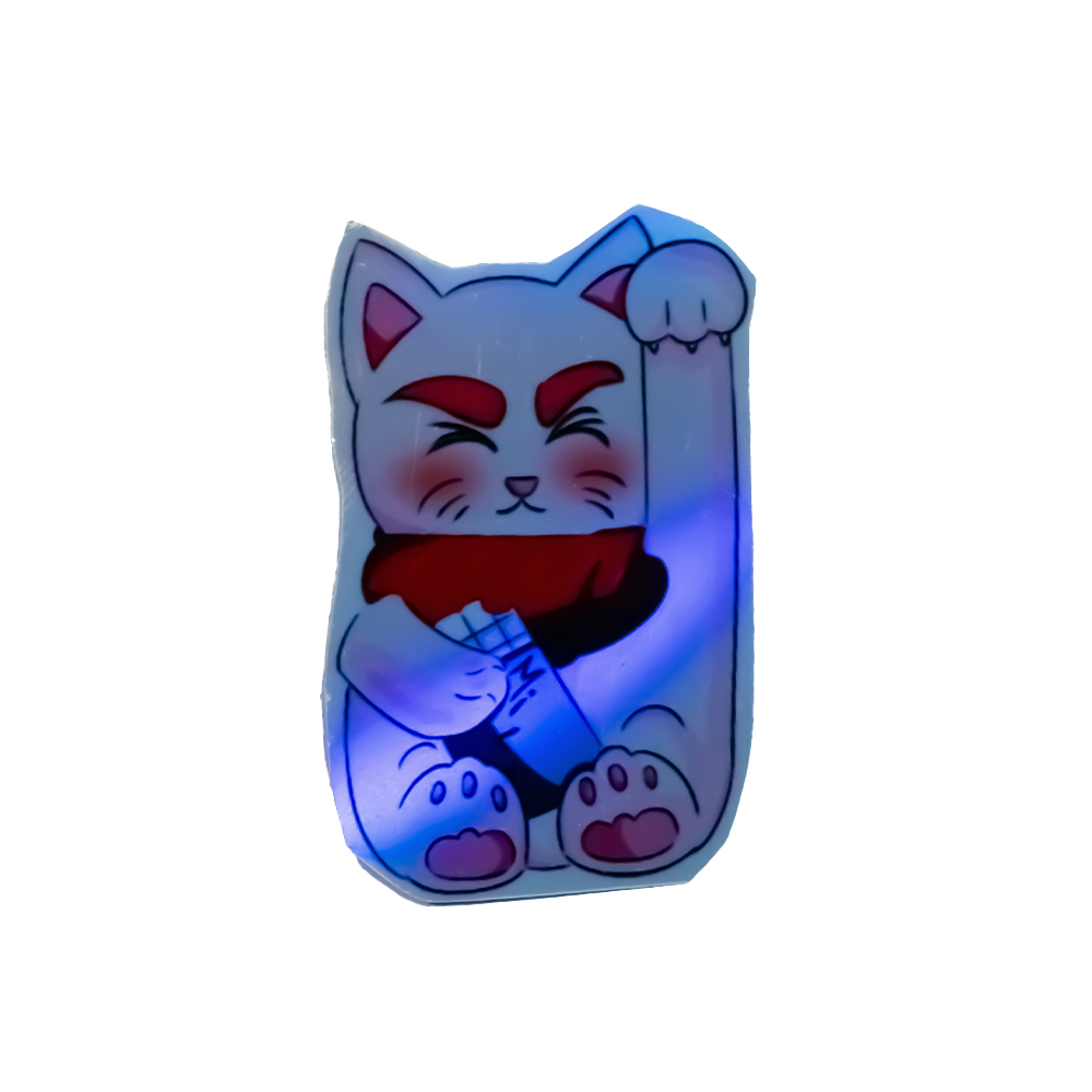 STICKER GATTO CHE SALUTA