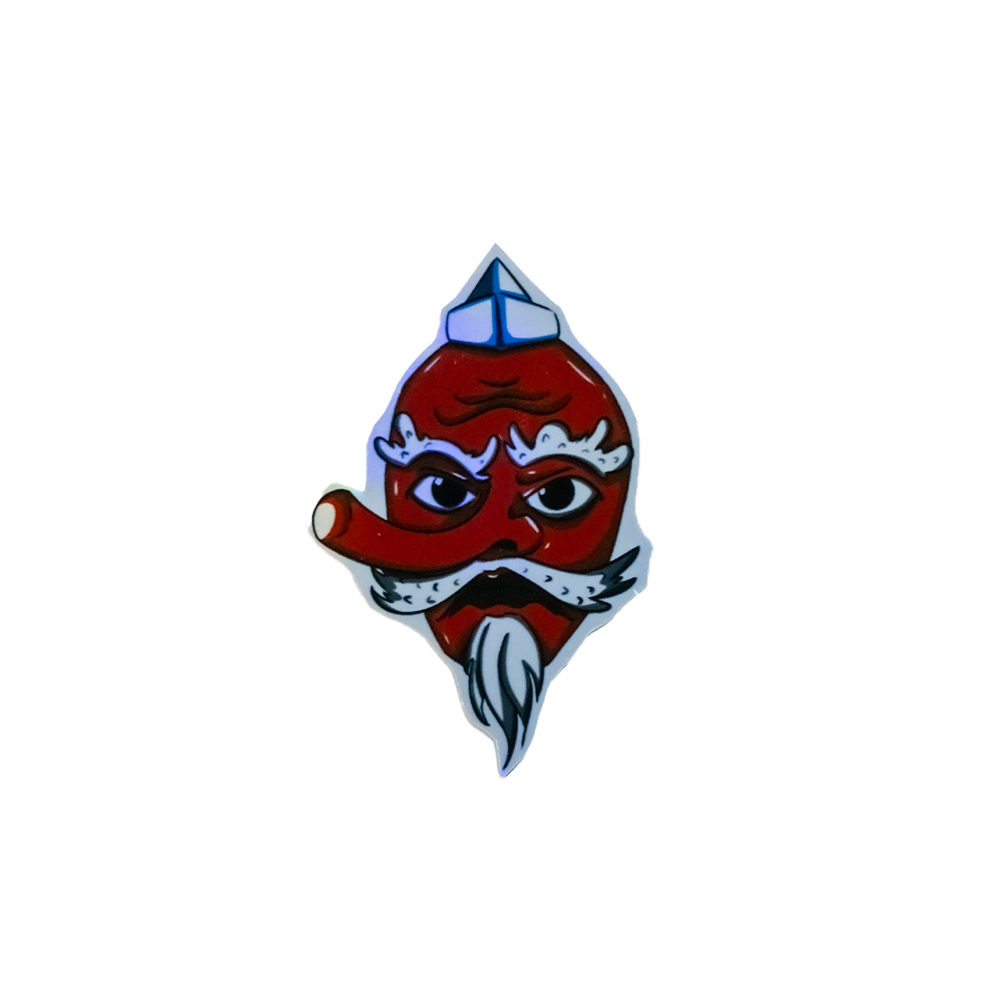 STICKER MASCHERA TENGU