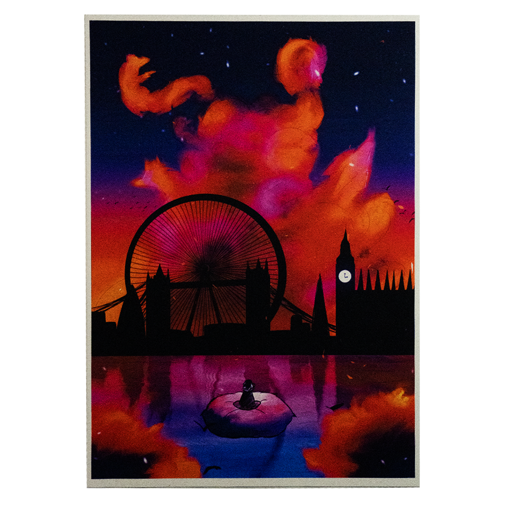 LONDON SKYLINE ON CANVAS