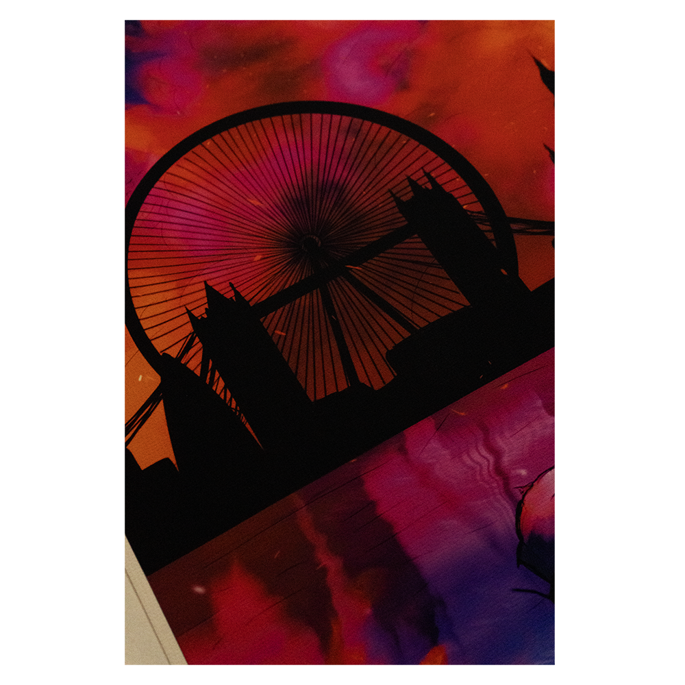 LONDON SKYLINE ON CANVAS