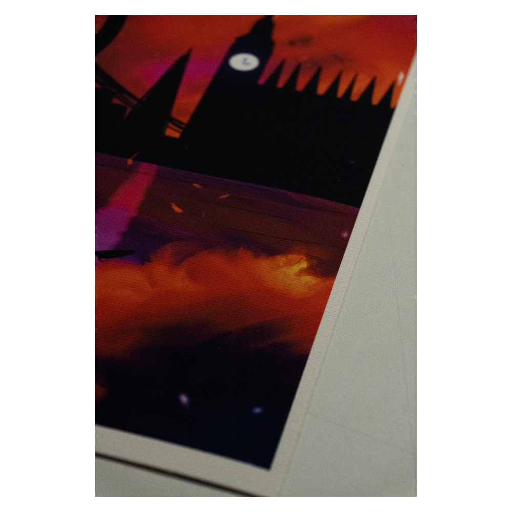 LONDON SKYLINE ON CANVAS