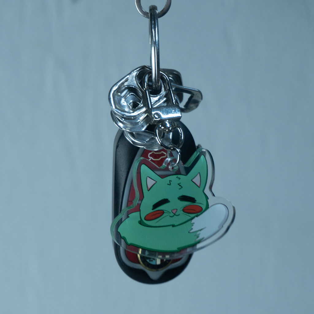 PORTACHIAVI GATTO ACRILICO