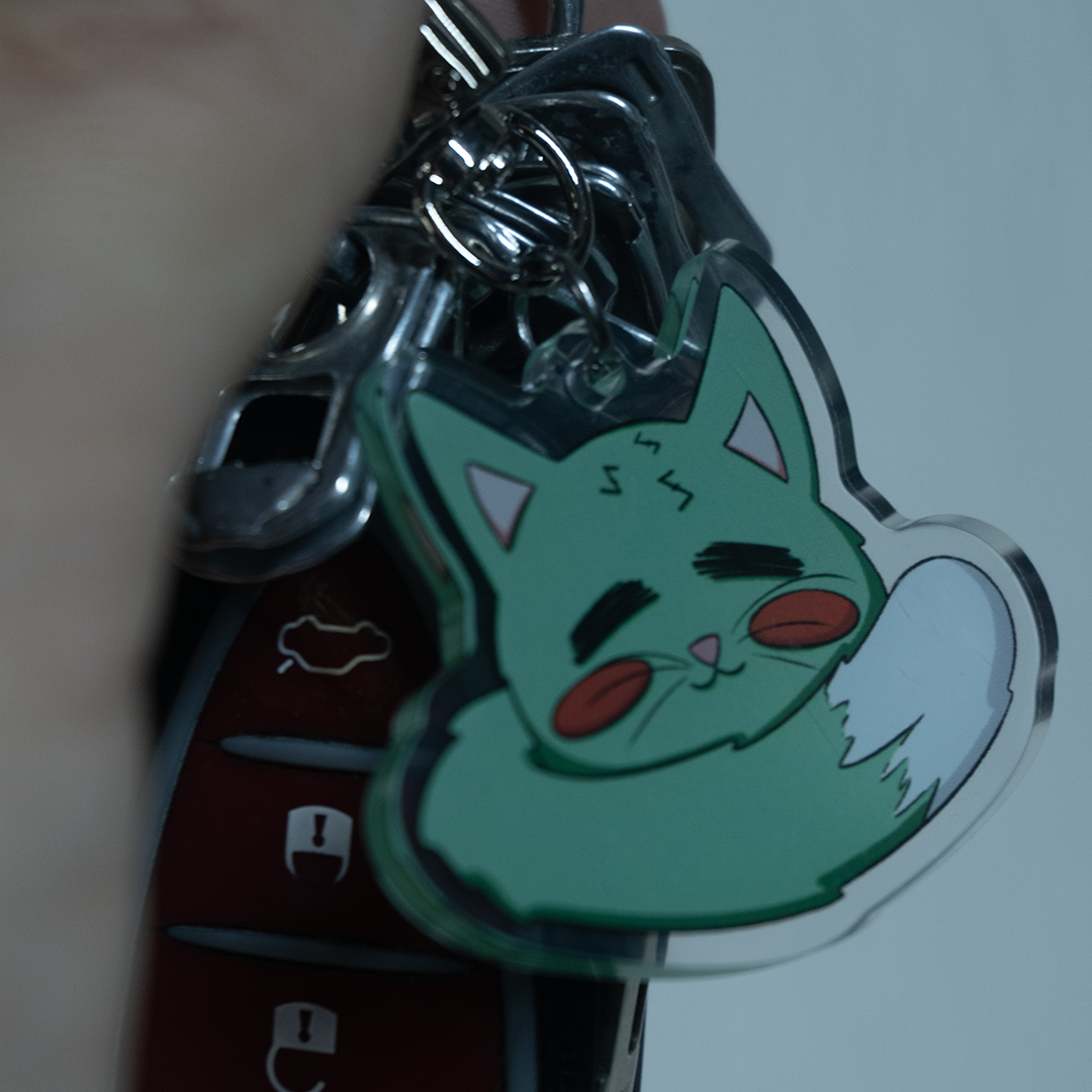 PORTACHIAVI GATTO ACRILICO