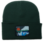BEANIE BOTTLE GREEN AMERICA