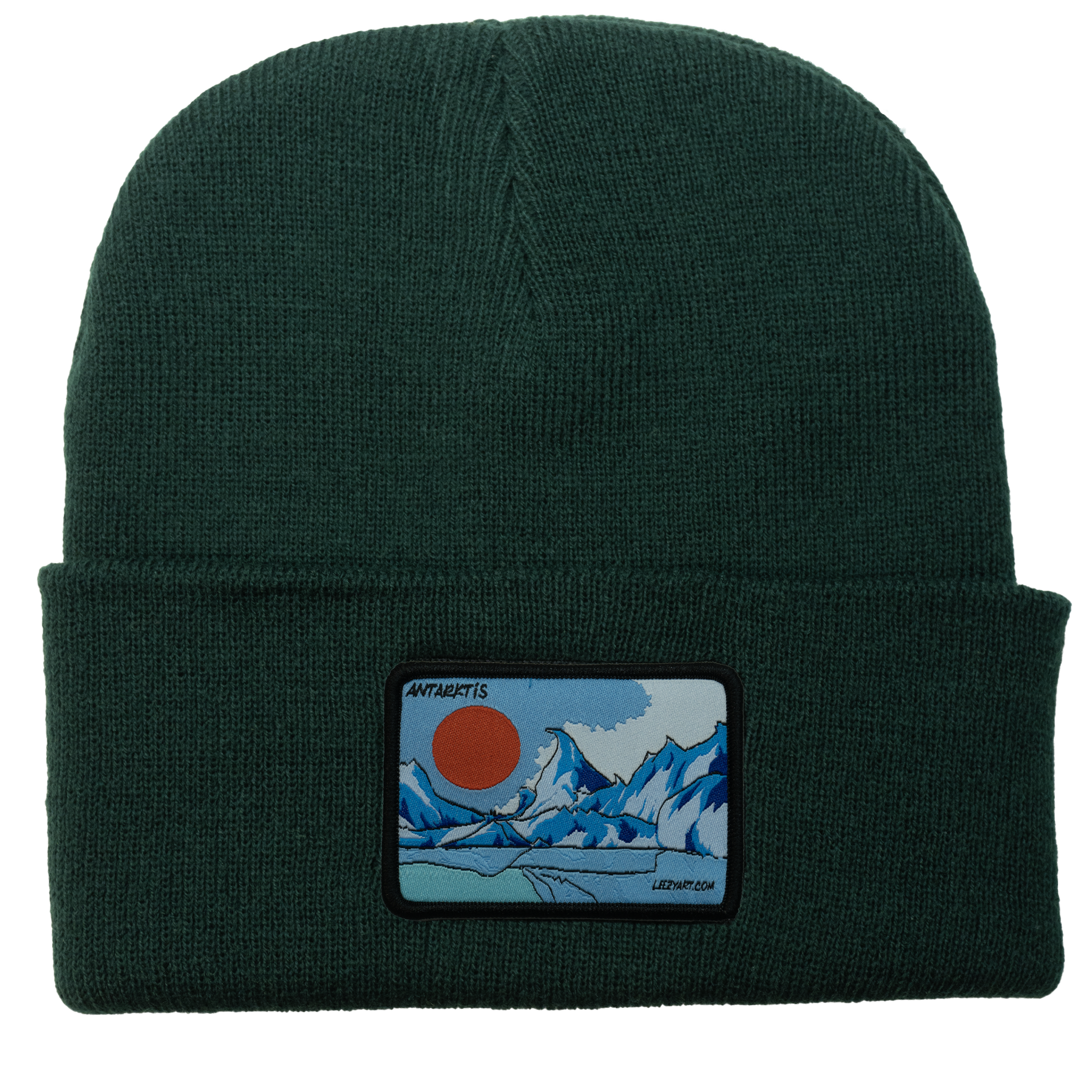 BEANIE BOTTLE GREEN ANTARTIDE