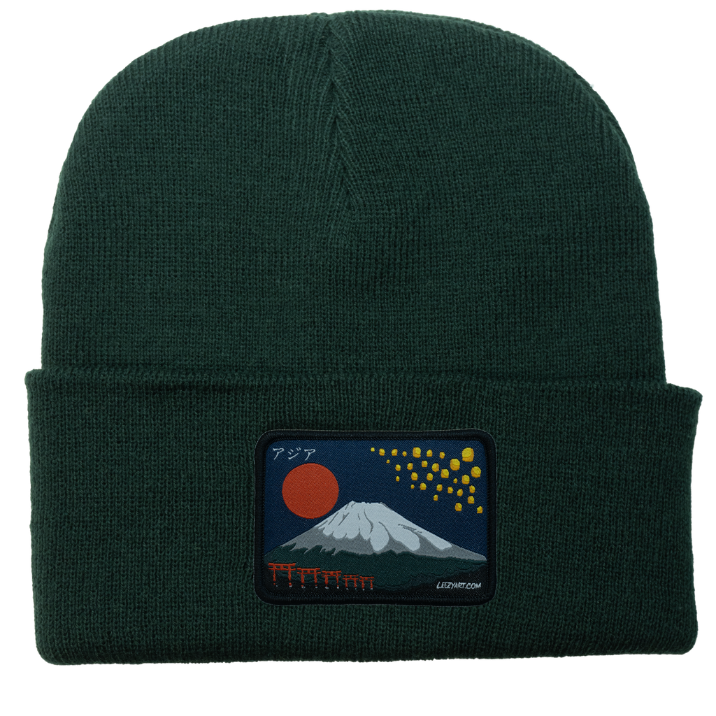 BEANIE BOTTLE GREEN ASIA