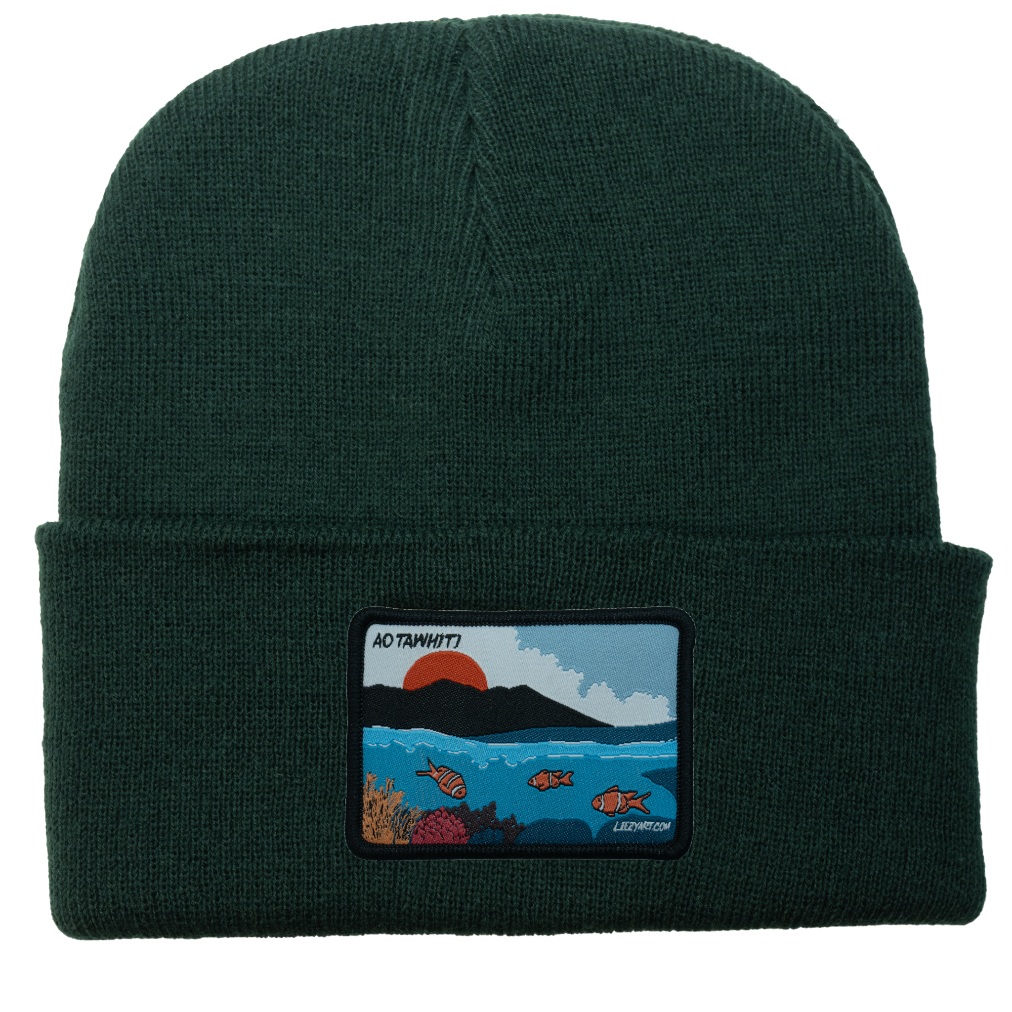 BEANIE BOTTLE GREEN OCEANIA