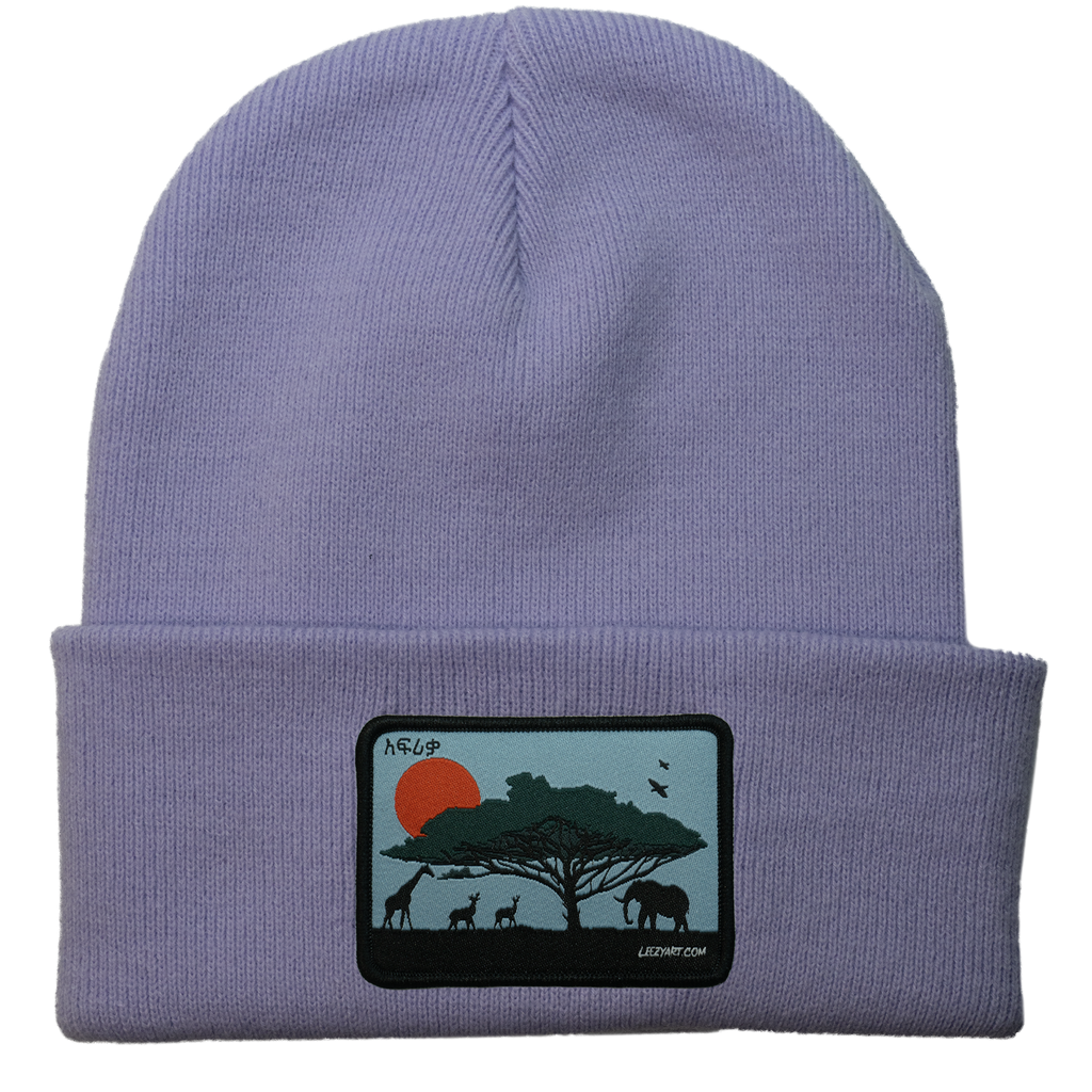 BEANIE LAVENDER AFRICA