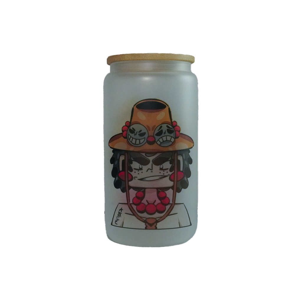 BICCHIERE OPACO "GOMMA E FUOCO"