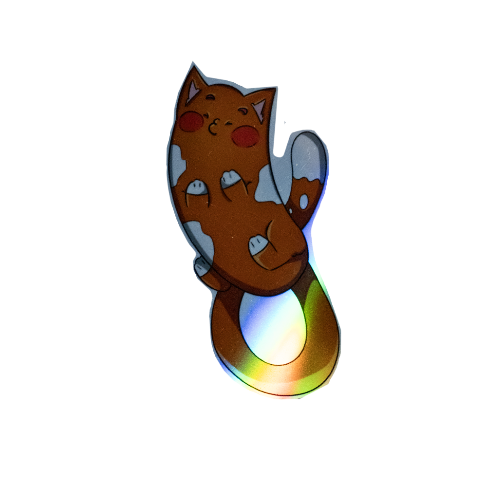 CAT TAIL STICKER – LEEZYARTSHOP