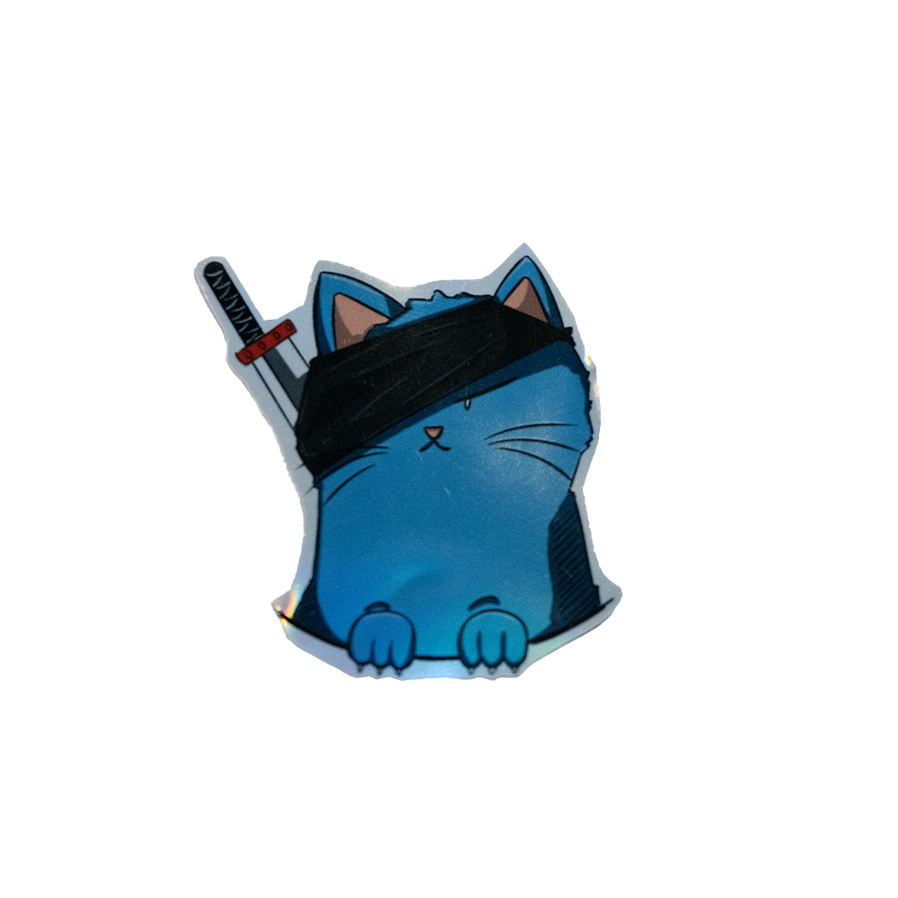 STICKER GATTO NINJA