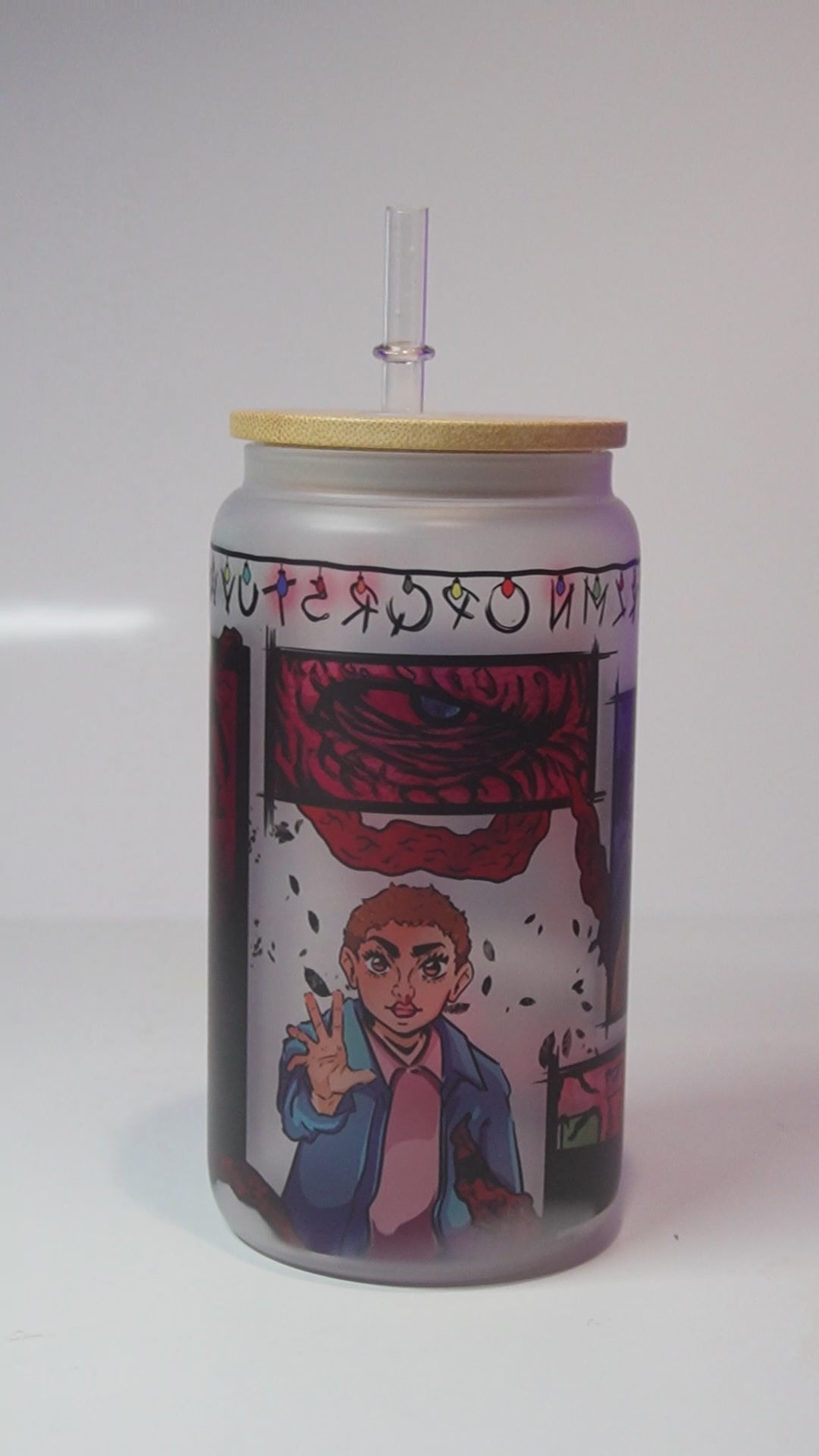 Bicchiere Illustrato anni '80 – Edizione Speciale by LeezyArt